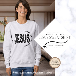 Camiseta de Moletom Espiritual Religiosa Jesus