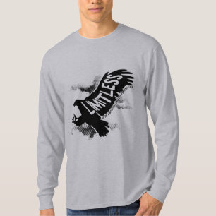 Camiseta de Moletom Gráfica Motivacional "Ilimitad