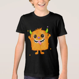 Camiseta de Monstro Fofo para Crianças, Presente d