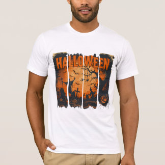 Camiseta de Monstruos Clásicos de Halloween
