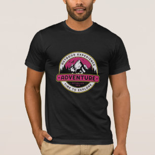 Camiseta de Montanha Outdoor Aventura