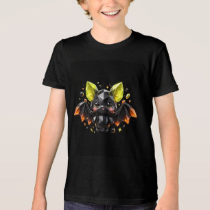 Camiseta de Morcego de Cristal para Crianças no Ha