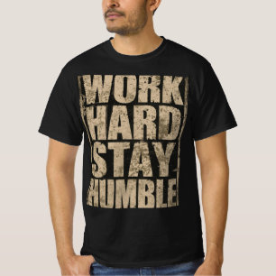 Camiseta de Motivação de Academia Trabalhe Duro Se
