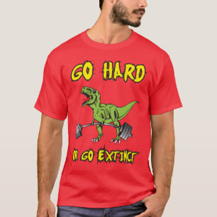 Camiseta De "motivação do levantamento peso" - T-Rex