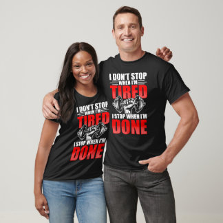 Camiseta de Motivação para Treino na Academia Sem
