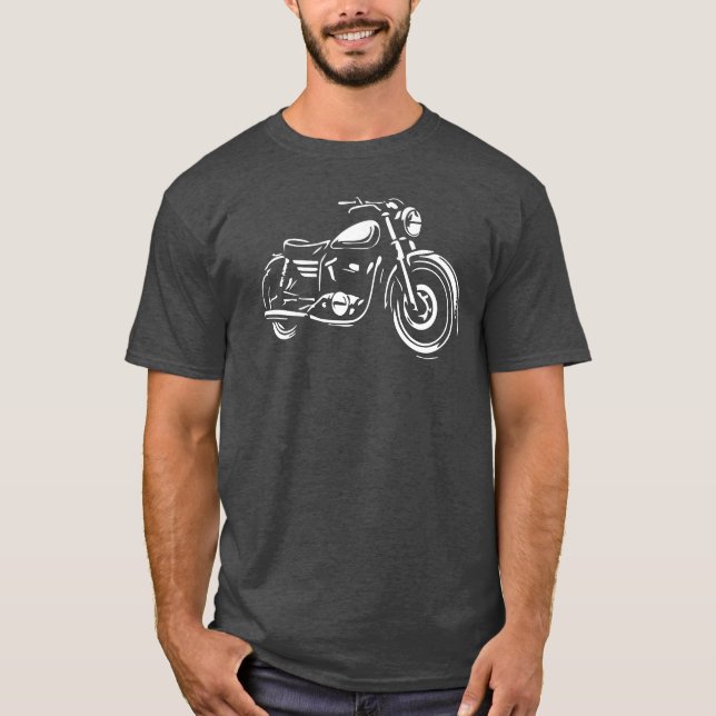 Camiseta de Moto Cruiser (Frente)