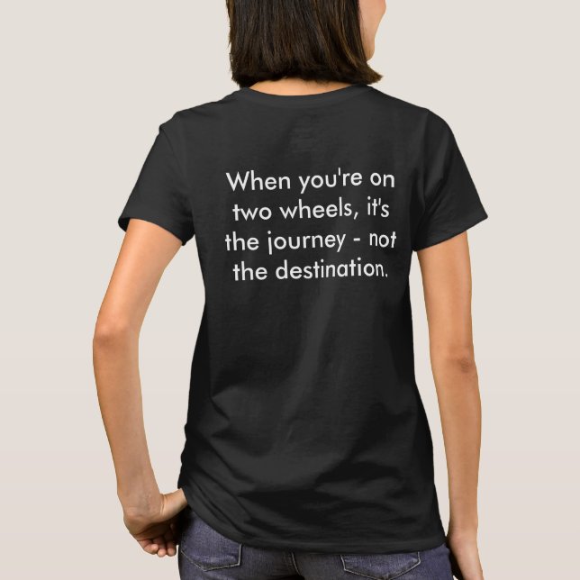 Camiseta de Moto Masculina (Verso)