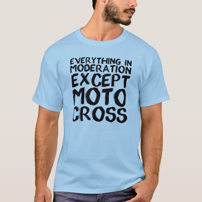 Camiseta de Moto Motocross Moderation (Frente)