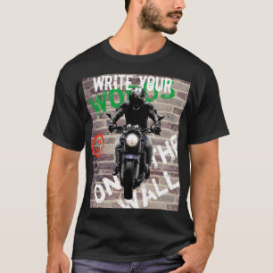 Camiseta de Moto Parede de Tijolo Personalizada Gr