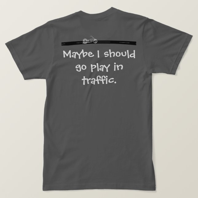 Camiseta de Motocicleta (Verso do Design)
