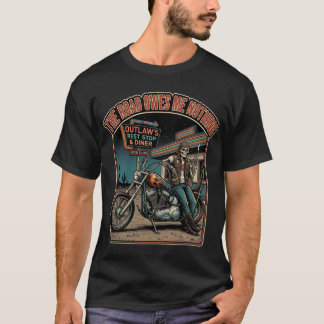 Camiseta de Motociclista The Road Owes Me Nothing