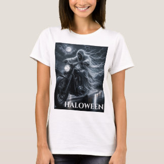 Camiseta de Motoqueira Ghost Rider Feminina
