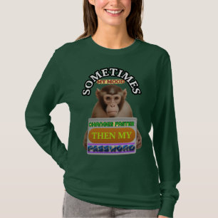 Camiseta de Mudança de Humor Divertida Meme Sarc