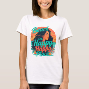 Camiseta de Mulher Brasileira Deusa da Praia Verão