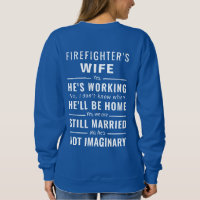 Camiseta de Mulher do Bombeiro Sim Ele está trabal
