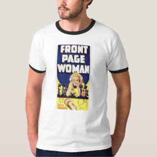 Camiseta De "mulher Front Page "