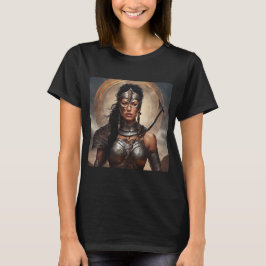 Camiseta de mulher guerreira