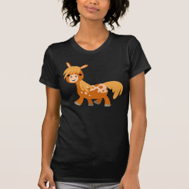 Camiseta de mulheres Appaloosa Pony, Bela Caricatu