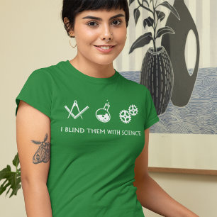 Camiseta de mulheres da ciência de jogos