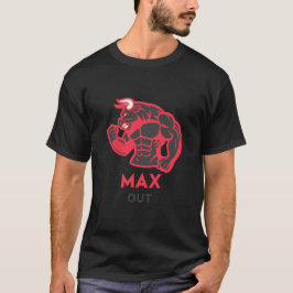 Camiseta de musculação Max Out Bull