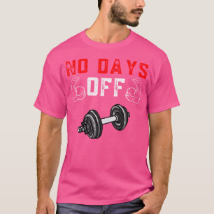 Camiseta de musculação sem dias de folga Camiseta
