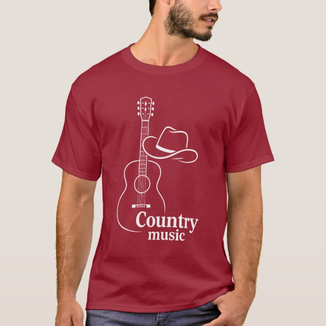 Camiseta de Música Country (Frente)