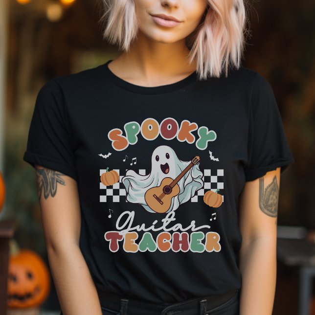 Camiseta de Música de Halloween, Professora de Vio (Criador carregado)
