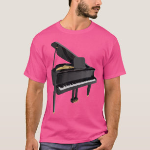 Camiseta de Música de Piano para Homens Mulheres M