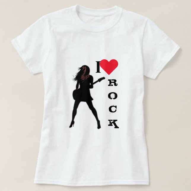Camiseta de Música Rock (Frente do Design)