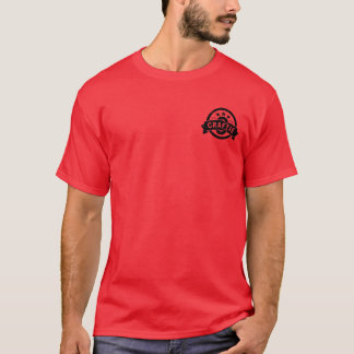 Camiseta De "nações Craftie" no t-shirt vermelho