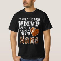 Camiseta de nana de futebol barulhenta - design de
