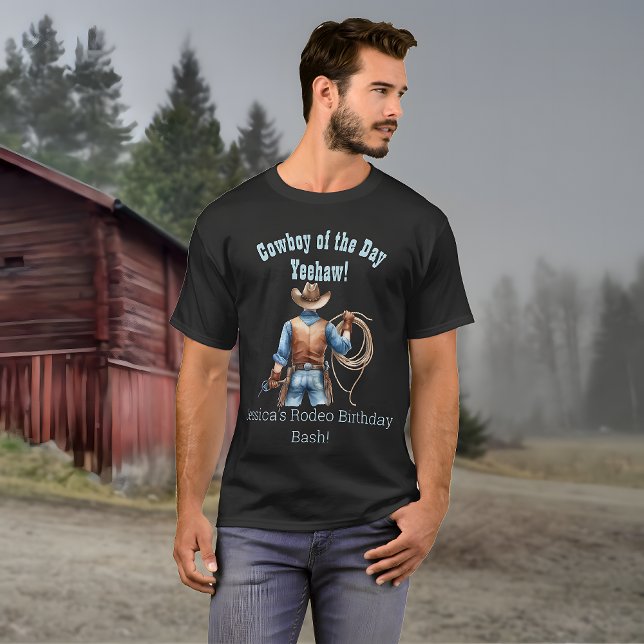 Camiseta de Nascimento do Cowboy Oeste Selvagem (Criador carregado)