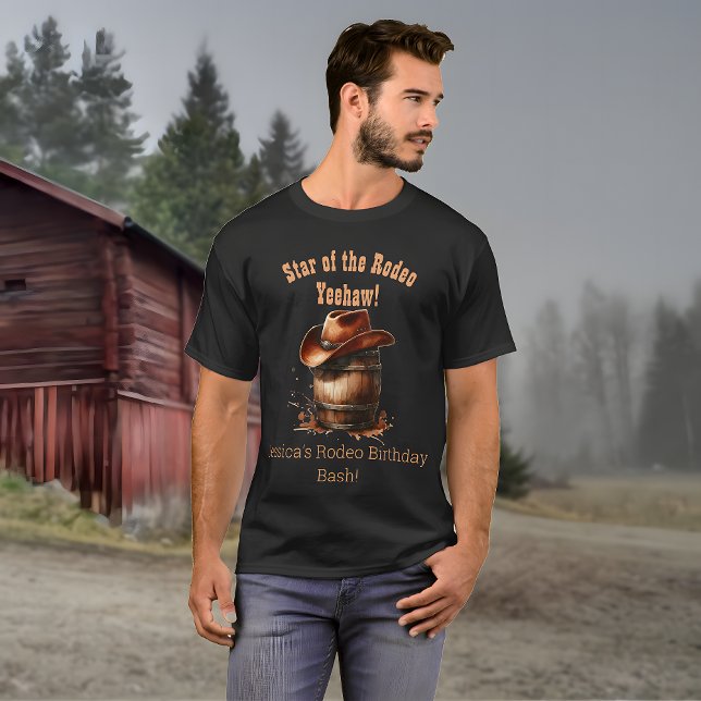 Camiseta de Nascimento do Cowboy Oeste Selvagem (Criador carregado)