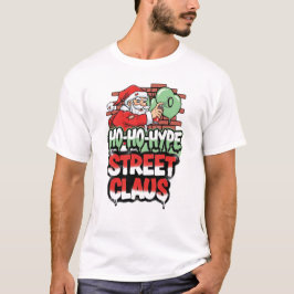 Camiseta de Natal Claus Rua Urbana Papai Noel Ho H