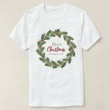 Camiseta de Natal com Coroa