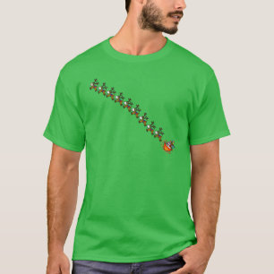Camiseta de Natal COVID-19 para Papais noeis e ren