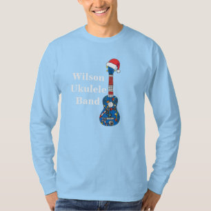 Camiseta de Natal da Banda de Ukulele Wilson