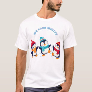 Camiseta de Natal da Família de Ursos Polares