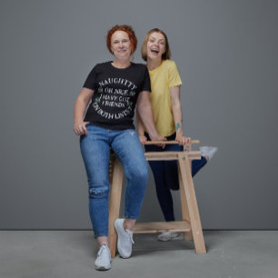 Camiseta de Natal De Amigos Idiotas E Bonitos