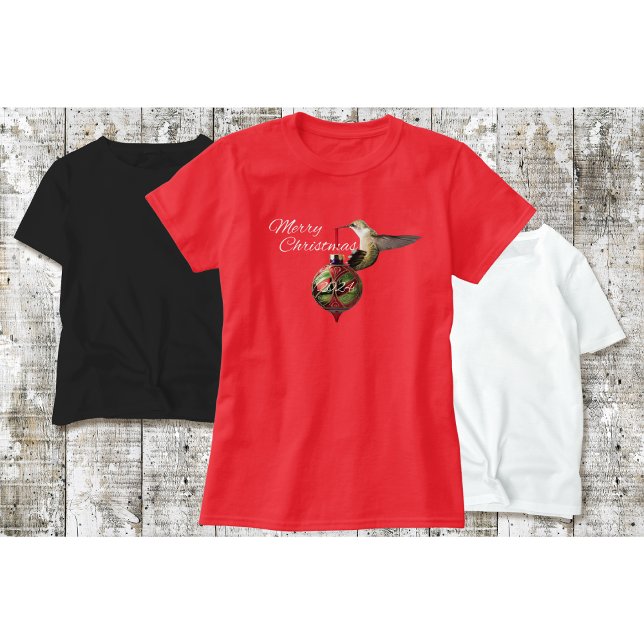 Camiseta de Natal de Beija-Flor 2024 (Criador carregado)