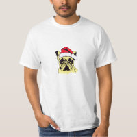 Camiseta de Natal de Bulldog Francês