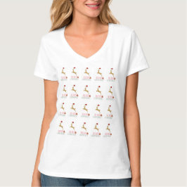 Camiseta de Natal de Férias Moderna