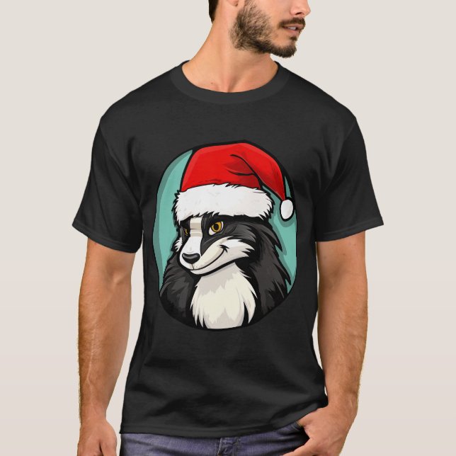 Camiseta de Natal de Gambá (Frente)