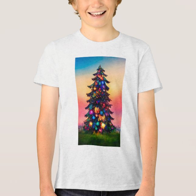 Camiseta de Natal de Menino (Frente)