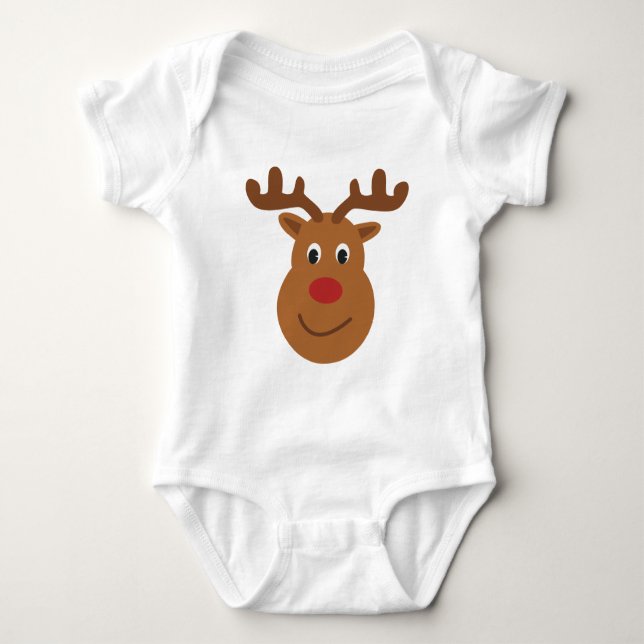 Camiseta de Natal de Reindeer (Frente)