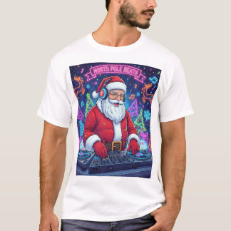 Camiseta de Natal DJ Papai Noel