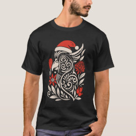 Camiseta de Natal do Cacatua Tribal Festivo