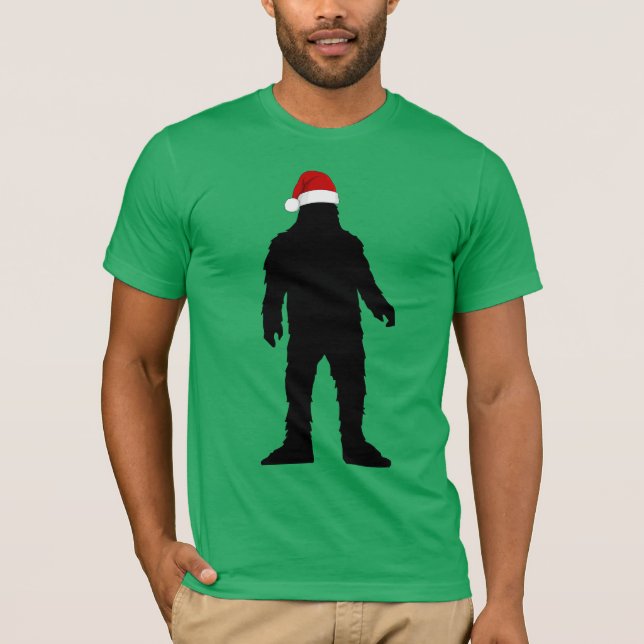 Camiseta de Natal do Pé Grande (Frente)