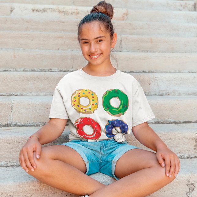 Camiseta de Natal Donuts (Criador carregado)