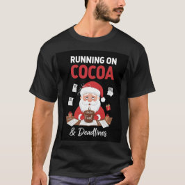 Camiseta de Natal Engraçada Moderna | Design de Pa